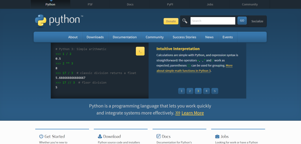 Top In Demand Programming languages 2024 - Python 